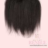 Kinky Straight Transparent Frontal